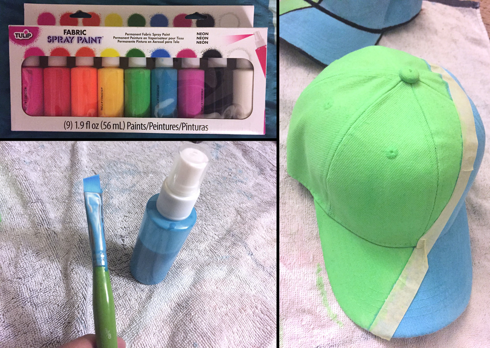 Painting the dye on mach 2.