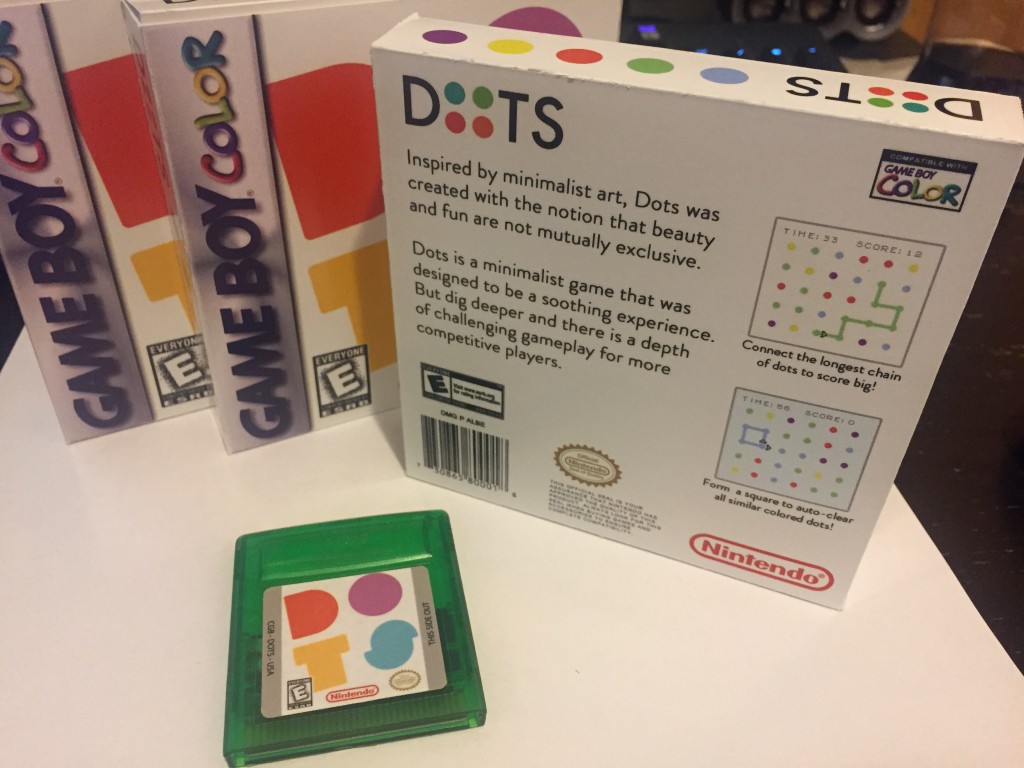 Back of custom GBC Box and labeled cartridge Back of custom GBC Box and labeled cartridge